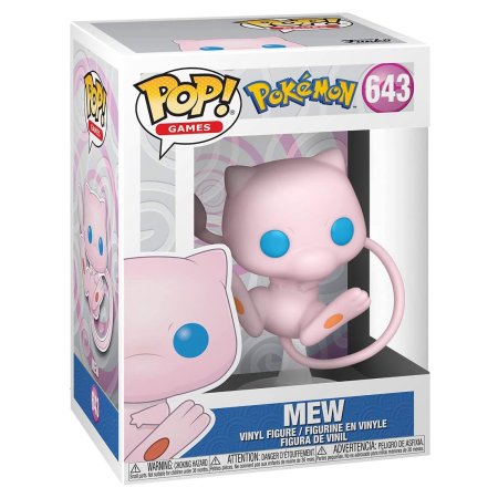 фигурки Фигурка Funko POP! Games: Мью (Mew) Покемон (Pokemon) ((643) 54043) 9,5 см