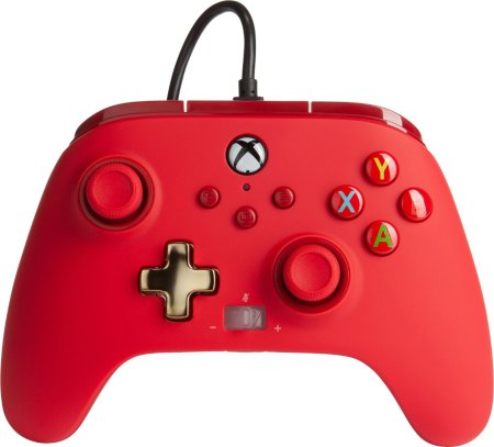   PowerA Enhanced Wired Controller for Xbox Series X/S (1518810-01) Red ()  (Xbox One/Series X/S/PC)