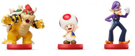 Amiibo:  :  (Bowser) (Super Mario Collection) +  (Toad) (Super Mario Collection) +  (Waluigi) (Super Mario Collection)  Nintendo Switch