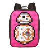  Пиксельный рюкзак Canvas Classic Pixel Backpack WY-A001 Фуксия Рюкзаки