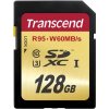 SDXC Карта памяти 128Gb (Transcend) Class 10 UHS-I U3 (95/60 Mb/s) (PC)