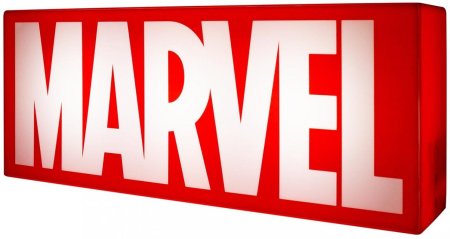 Светильник Paladone: Лого Марвел (Marvel Logo) (PP7221MC) 31 см