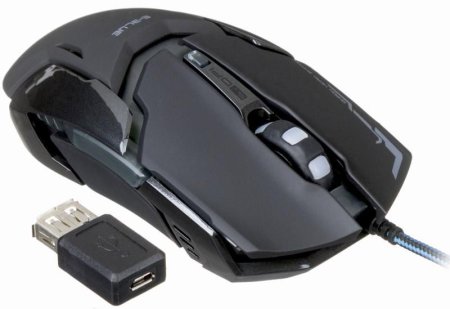 Мышь E-BLUE Auroza Type-IM, чёрная (PC) 
