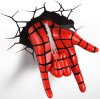 Светильник 3D 3DLightFX: Рука Человека-паука (Spiderman Hand)