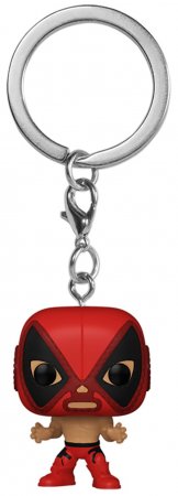   Funko Pocket POP! Keychain:  (Deadpool) :  (Marvel: Luchadores) (53897-PDQ) 4 