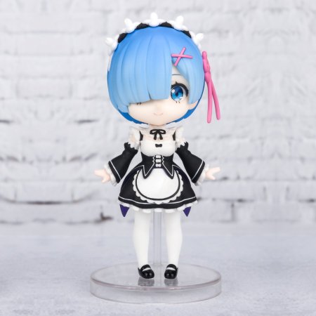 Фигурка BANDAI Tamashii Nations Figuarts mini: Рем (Rem) Жизнь с нуля в альтернативном мире (Re:Zero Starting Life in Another World) (612601) 9 см 