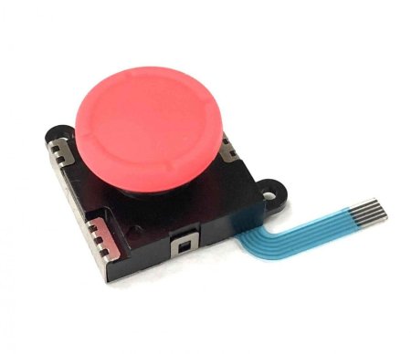 Стик + механизм для контроллеров Joy-Con (джойстик 3D) Красный (Switch)