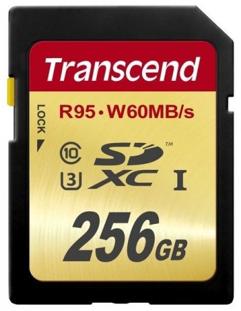 SDXC   256GB Transcend Class 10 UHS-I U3 (PC) 