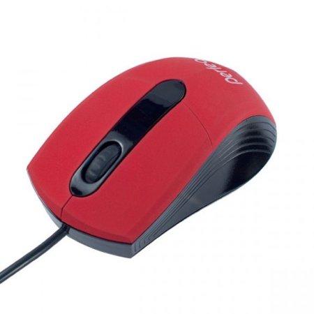 Мышь PERFEO Color PF-203-OP-R, красная (PC)