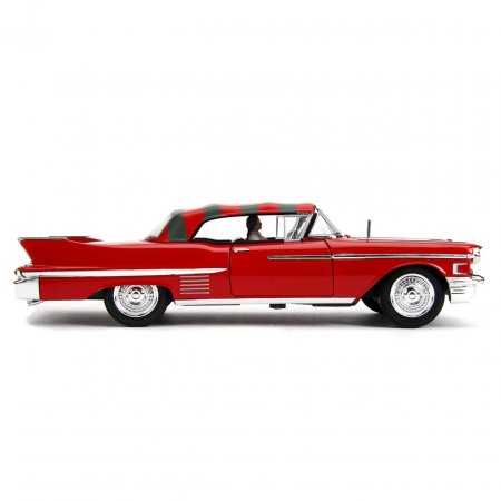     Jada Toys Hollywood Rides:   1958  (1958 Cadillac Series 62) 1:24 +    (Freddy Krueger) 7  (31102) 