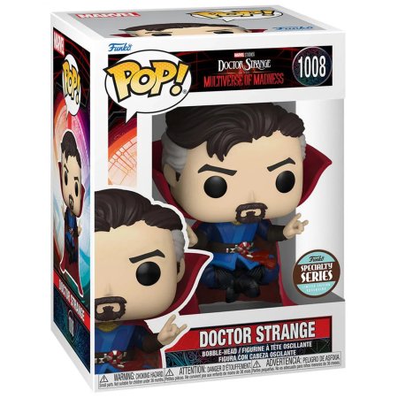 фигурки Фигурка Funko POP! Bobble: Доктор Стрэндж (Doctor Strange SS (Exc)) Марвел: Доктор Стрэндж - В мультивселенной безумия (Marvel: Doctor Strange in the MoM) ((1008) 60164) 9,5 см