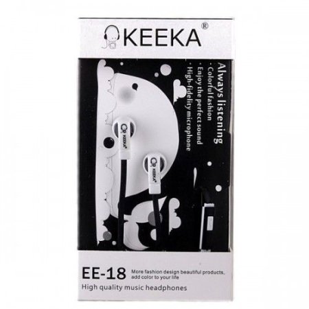 Наушники KEEKA EE-18, черные (PC) 