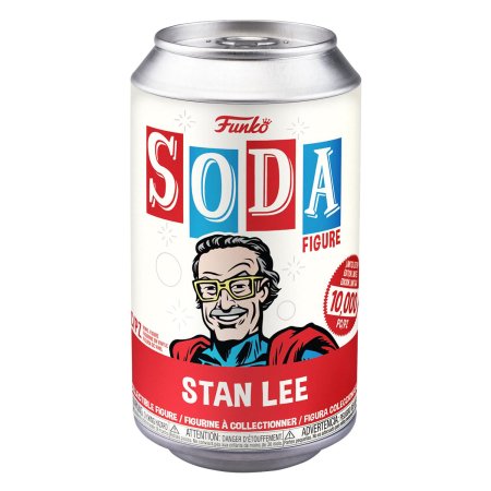 фигурки Фигурка Funko Vinyl SODA: Стэн Ли (Stan Lee) Cупергерой (Superhero) (58314) 9,5 см