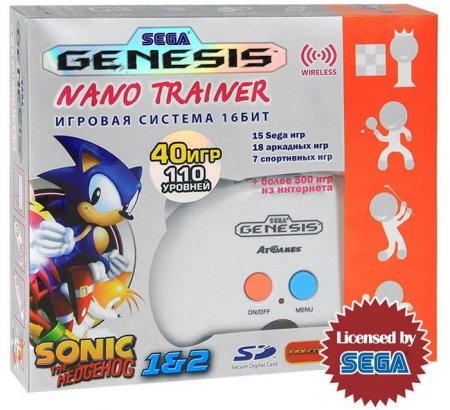   16 bit Sega Genesis Nano Trainer (40  1) + 40   + 1   ()
