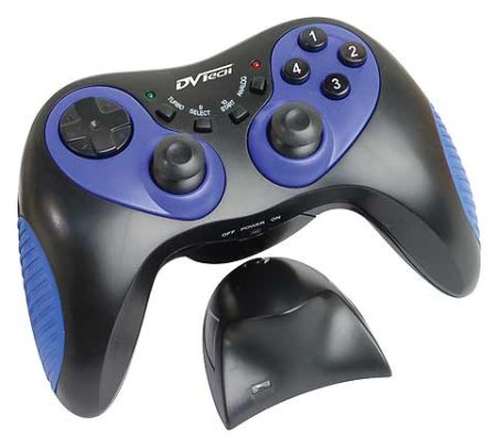 Геймпад беспроводной DVTECH JS86 Shock Laser PC/PS2/PS1