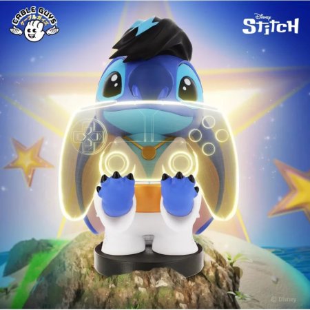  Фигурка подставка для геймпада/телефона Cable Guys: Стич как Элвис (Stitch as Elvis) Лило и Стич (Lilo & Stitch) 21 см 