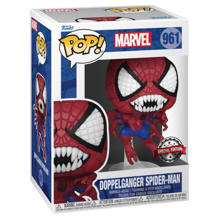 фигурки Фигурка Funko POP! Bobble: Доппельгангер Человек-Паук (Doppelganger Spider-Man) Марвел (Marvel) (59176) 9,5 см