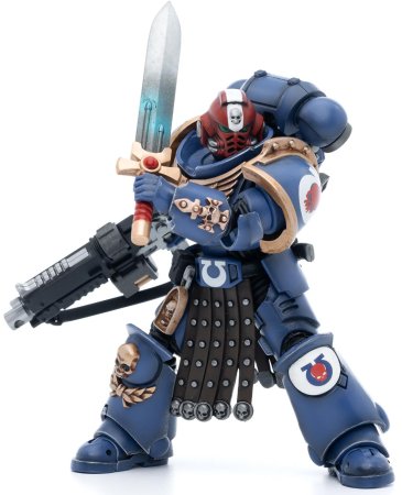  JoyToy:  -   1:18 (Intercessor Veteran Sergeant Brother Aeontas 1:18)  40K  (Warhammer 40K Ultramarines) (JT4386) 12,1 