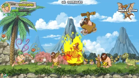 игра New Joe and Mac: Caveman Ninja T-Rex Edition Русская Версия (Switch) USED Б/У для Nintendo Switch