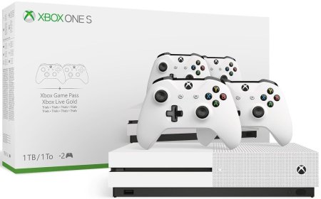 Игровая приставка Microsoft Xbox One S 1Tb Rus Белая + Геймпад беспроводной Microsoft Xbox Wireless Controller Белый 
