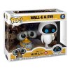 фигурки Набор из двух фигурок Funko POP! Disney: Валл-И и Ева с Лампочкой (Wall-E & Bulb Eve (Exc)) Валл-И (Wall-E) (58689) 9,5 см