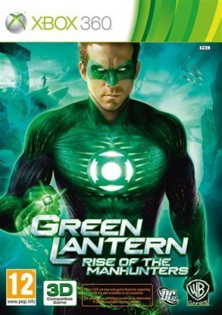 Green Lantern: Rise of the Manhunters (Зелёный Фонарь) (с поддержкой 3D) (Xbox 360) USED Б/У