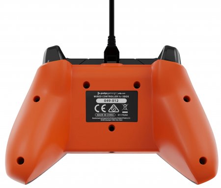   Controller Wired PDP Grey Orange (012-GO) (Xbox One/Series X/S/PC) 