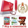 Игровая приставка Nintendo Wii Limited Red Edition New Super Mario Bros Pack Rus + Wii Sports + New Super Mario Bros + Donkey Kong + Wii Remote Plus (
