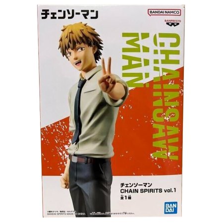 Подвижная фигурка Bandai: Денджи Цепные Духи Часть 1 (Denji Chain Spirits Vol.1) Человек-бензопила (Chainsaw Man) (4983164880915) 17 см 