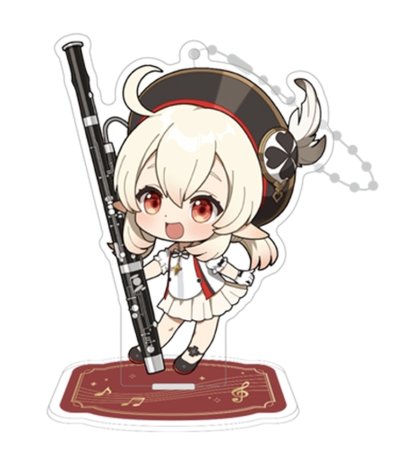 Акриловая фигурка Genshin Impact Chibi Character Standee Strap: Кли (Klee) Геншин Импакт (Genshin Impact) (6974096538782) 7 см