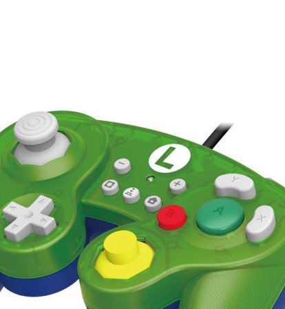 Геймпад проводной Hori Battle Pad Luigi HORI (NSW-136U) (Switch)
