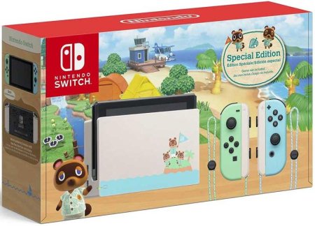 Игровая приставка Nintendo Switch издание Animal Crossing: New Horizons