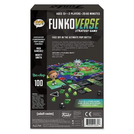  Настольная игра POP! Funkoverse: Рик и Морти (Rick and Morty) 100 Expandalone (42634)