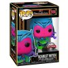 фигурки Фигурка Funko POP! Bobble: Алая ведьма (Ультрафиолет) (Scarlet Witch (Black Light) (Exc)) Марвел: Ванда/Вижн (Marvel: WandaVision) (62746) 9,5 см