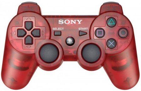 Геймпад беспроводной Sony DualShock 3 Wireless Controller Crimson Red (Малиновый) Оригинал (PS3) (OEM)