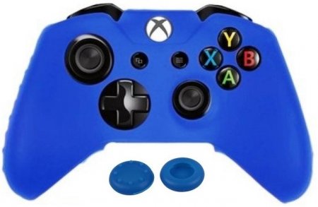   +    Case Blue   Microsoft Xbox Wireless Controller  (Xbox One) 