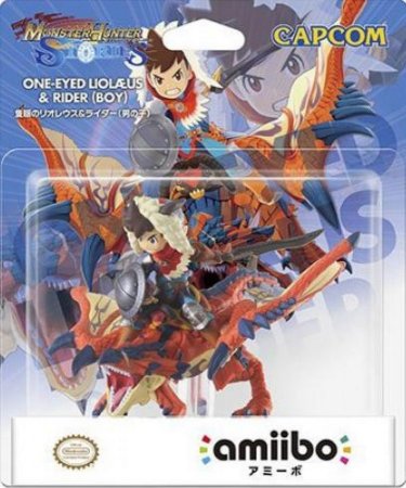 Amiibo:   One-Eyed Rathalos and Rider Boy (Monster Hunter Stories Series)
