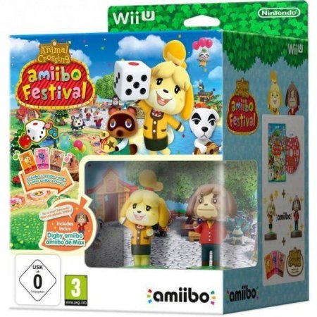Animal Crossing: Amiibo Festival (Игра + 2 фигурки Amiibo + Бустер 3 карты)