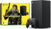 Игровая приставка Microsoft Xbox One Series X 1Tb Eur Черная + игра Cyberpunk 2077