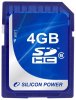 SDHC Карта памяти 4GB SiLicon Power Class 6 (PC)
