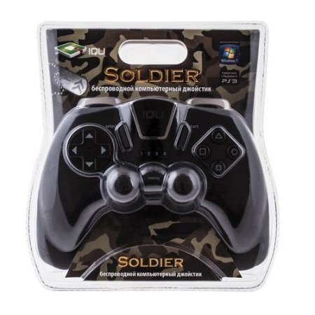 Геймпад беспрводной Soldier !QU Non-Slip Wireless Black PC/PS3 (PS3)