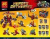  Конструктор Lele Heroes Gathering Железный Человек 8 В 1 285 деталей (No.34011)