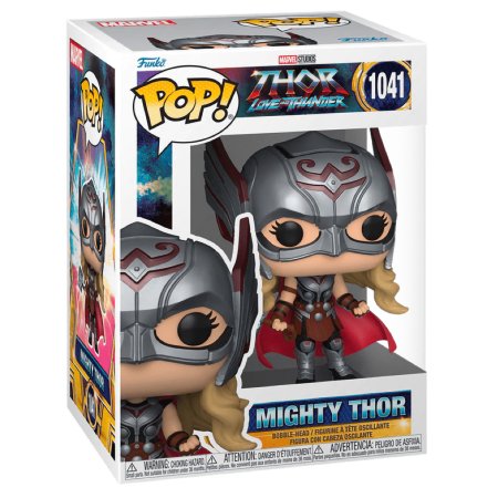фигурки Фигурка Funko POP! Bobble: Могучий Тор (Mighty Thor) Марвел: Тор Любовь и гром (Marvel: Thor Love & Thunder) ((1041) 62422) 9,5 см