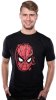 Футболка Marvel Comics Spiderman Mask (Марвел Комикс Человек-Паук Маска) Мужская, Черная, Размер S
