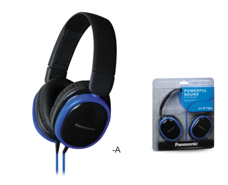 Наушники PANASONIC RP-HX250-V, фиолетовые (PC) 