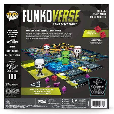 Настольная игра POP! Funkoverse: Кошмар перед Рождеством (Nightmare Before Christmas) 100 Expandalone (46074)