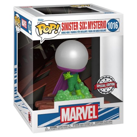 фигурки Фигурка Funko POP! Deluxe Bobble: Мистерио (Mysterio) Марвел: Зловещая Шестерка (Marvel Sinister Six) ((1016) 60905) 15 см