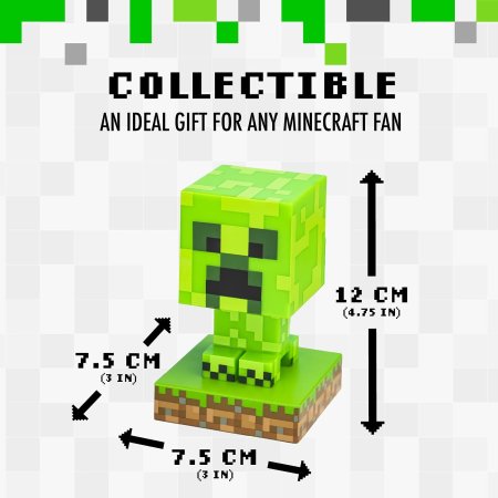   Paladone Icons:  #003 (Creeper #003)  (Minecraft) (PP6593MCFV2-034294) 12  