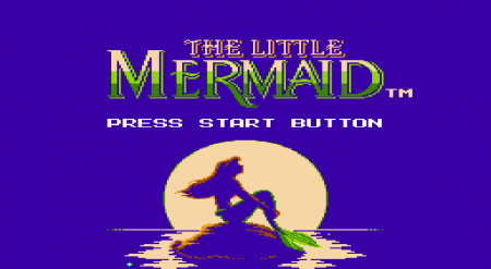  (Ariel the Little Mermaid)   (8 bit)   