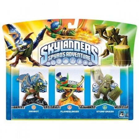 Skylanders Spyro's Adventure:    Drobot, Stump Smash, Flameslinger